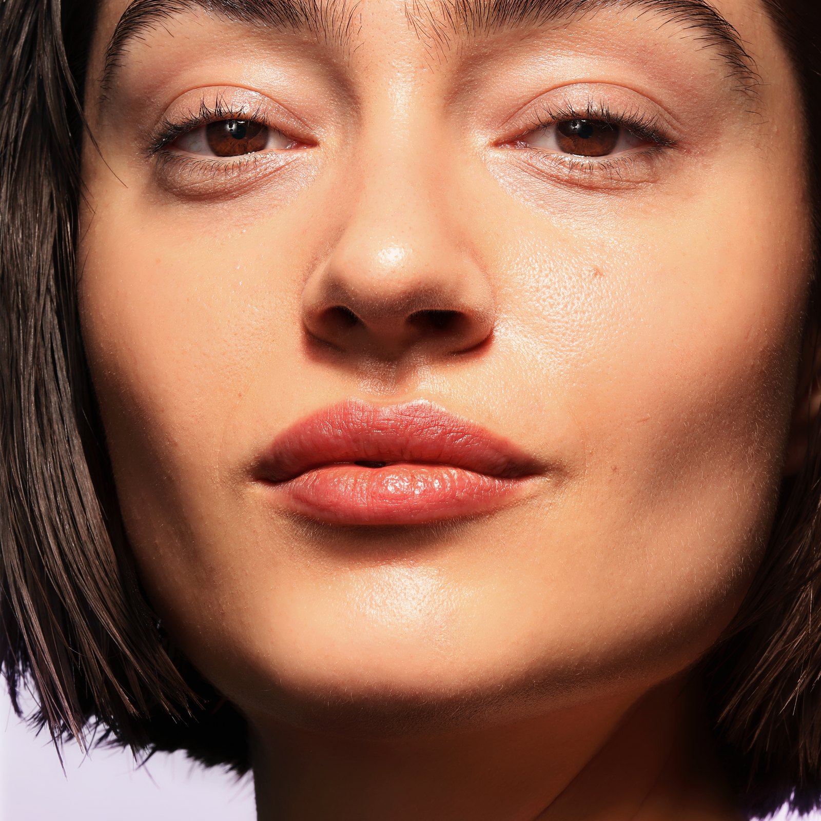 Close-up of soft, full-looking lips