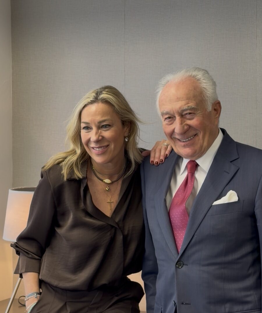 CEO Amanda E. Reig with founder Dr. José María García Antón